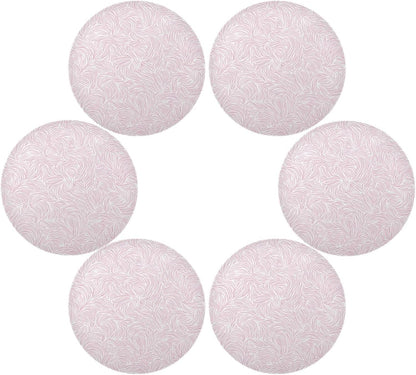 Abstract Peach Pattern Round placemats Outdoor Reversible Quilted placemat Moroccan placemats for Dining Table placemats Waterproof Round placemats Set of 6 Natural 15.4x15.4in