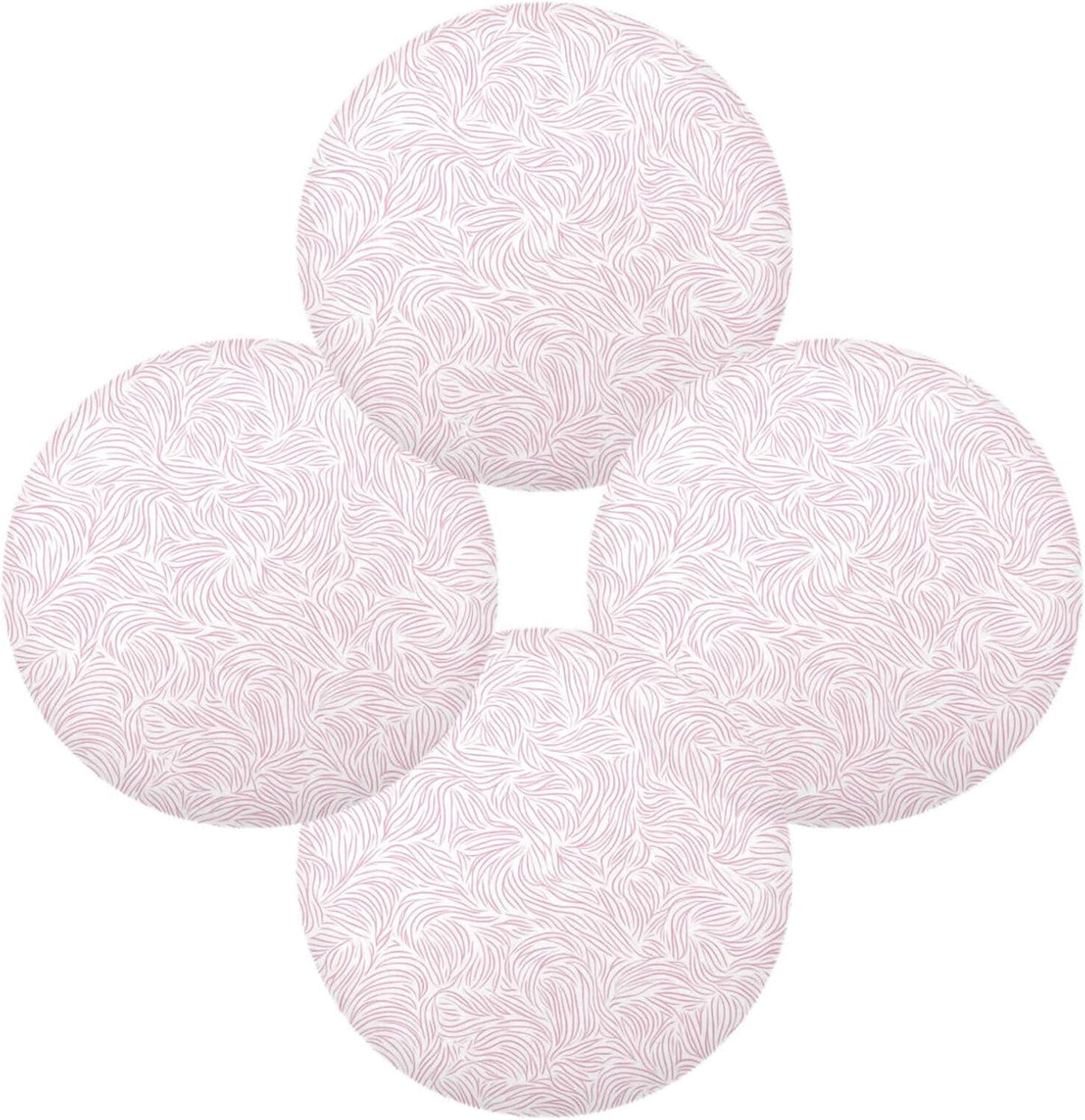 Abstract Peach Pattern Round placemats Outdoor Reversible Quilted placemat Moroccan placemats for Dining Table placemats Waterproof Round placemats Set of 6 Natural 15.4x15.4in