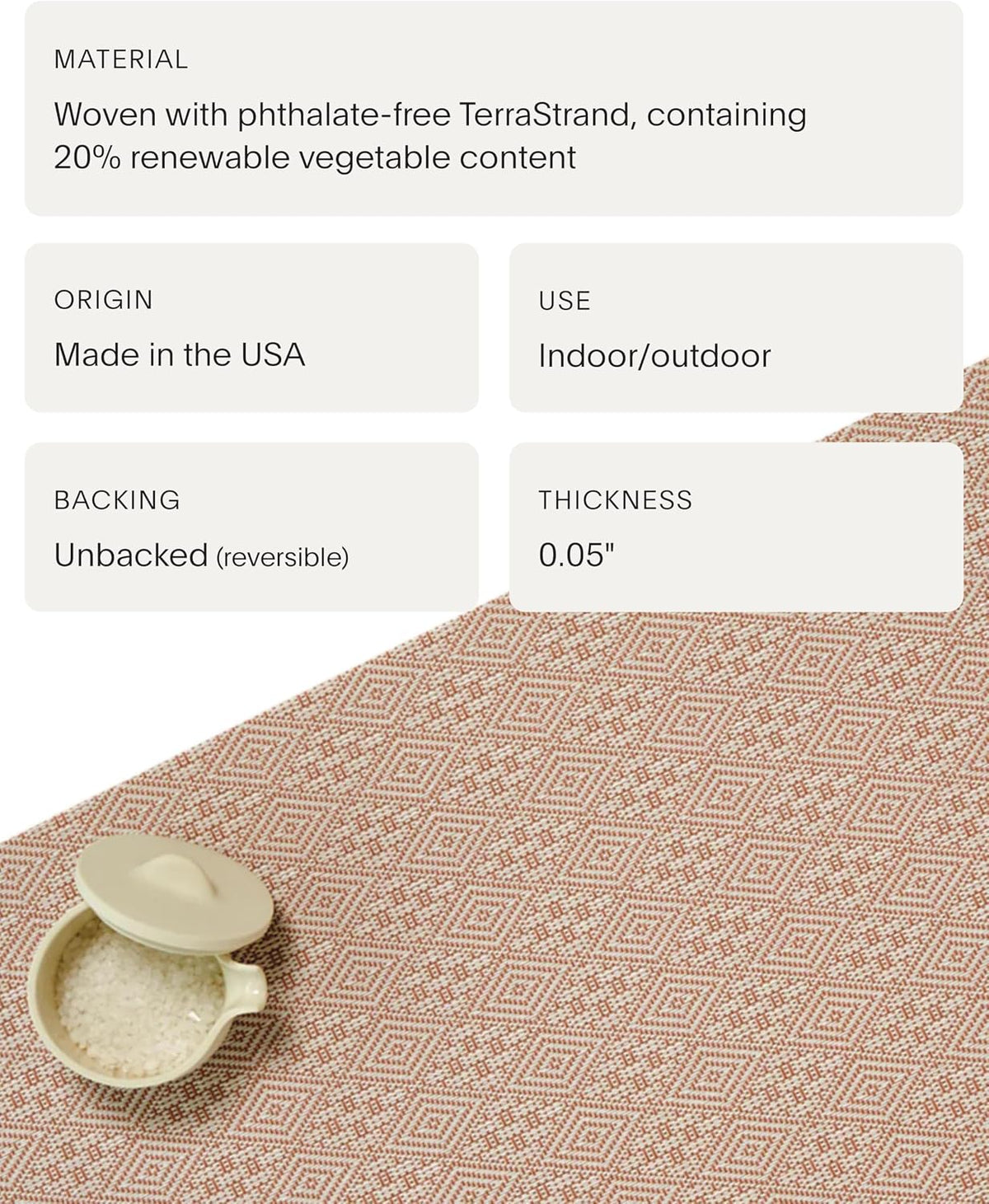 Martha by Martha Stewart Boxwood Placemats Set of 4