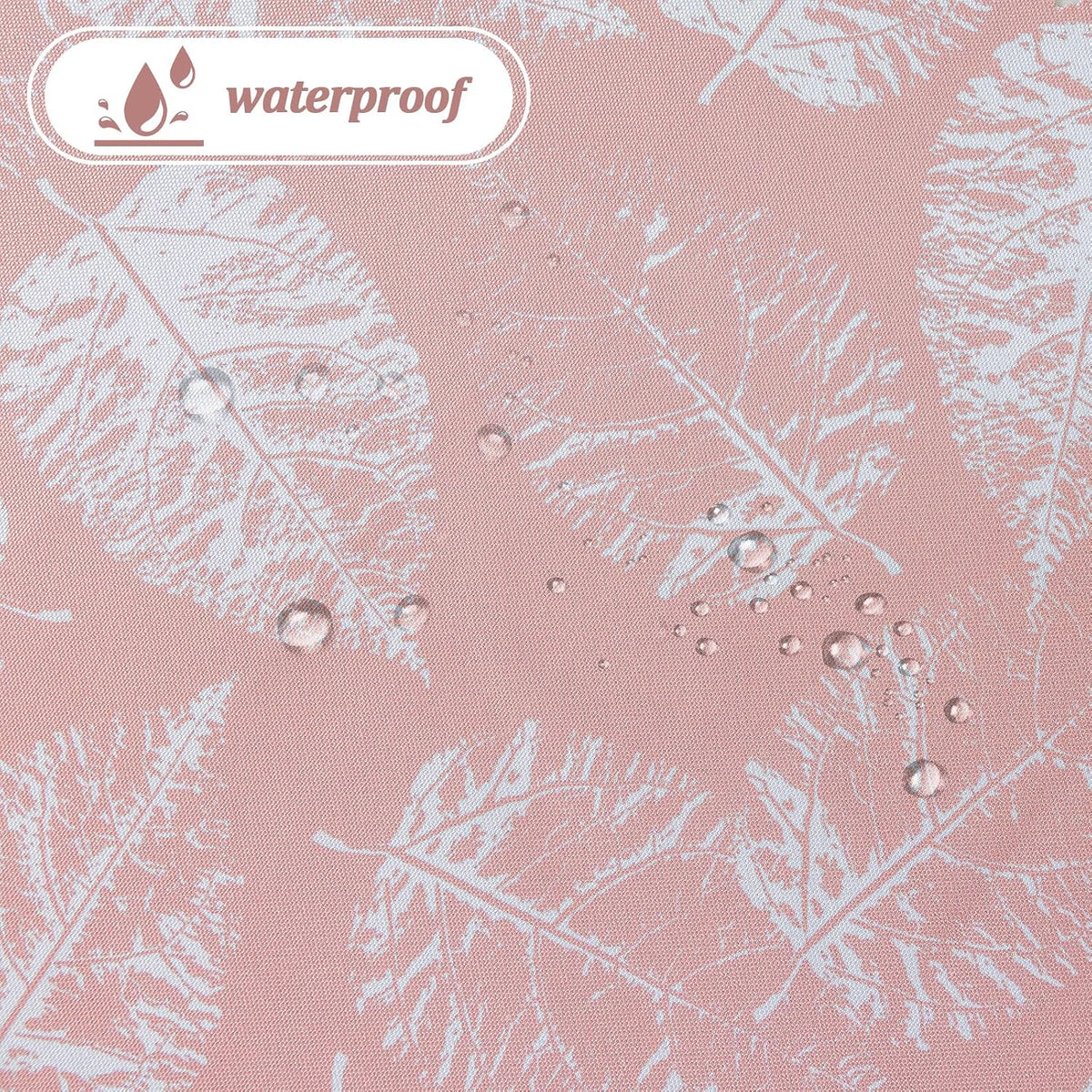 Rectangle Table Cloth Waterproof Heavy Duty Tablecloth, Wipeable Washable Oil-Proof Stain Resistant Tablecloths, Soft Fabric Table Cover for Kitchen Dining Outdoor (Pink, 47 x 63 Inch)