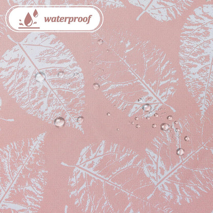 Rectangle Table Cloth Waterproof Heavy Duty Tablecloth, Wipeable Washable Oil-Proof Stain Resistant Tablecloths, Soft Fabric Table Cover for Kitchen Dining Outdoor (Pink, 47 x 63 Inch)