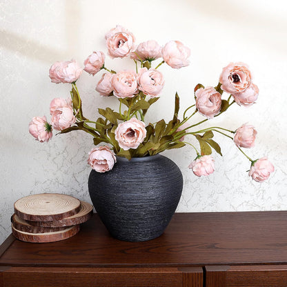 8 Pcs Faux Peony Branches -28'' Artificial Peonies Stems