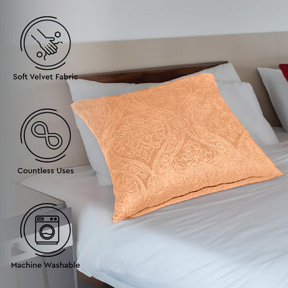 Embossed Velvet Pillow Covers, No Inserts 18"x18"