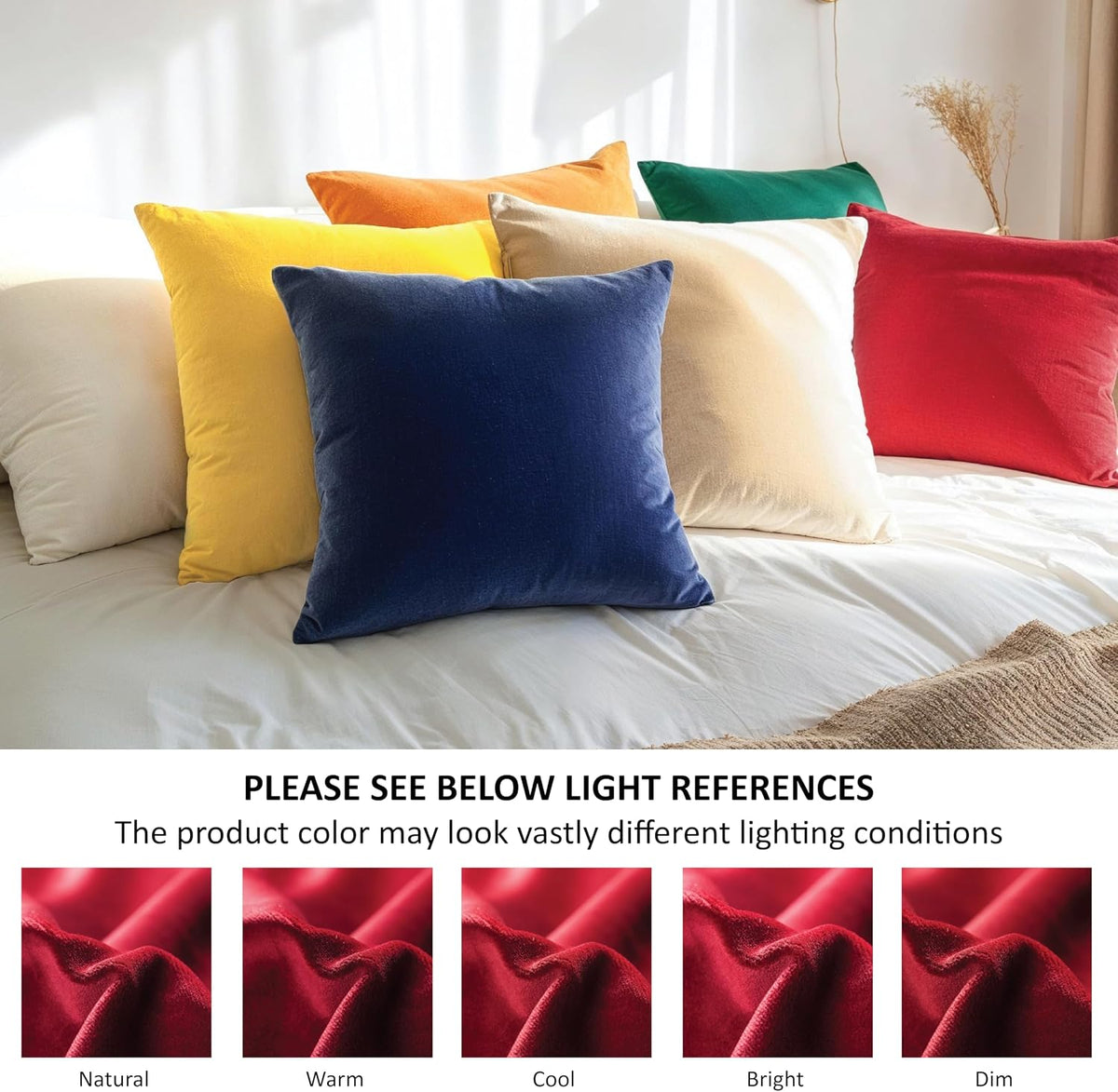Embossed Velvet Pillow Covers, No Inserts 18"x18"