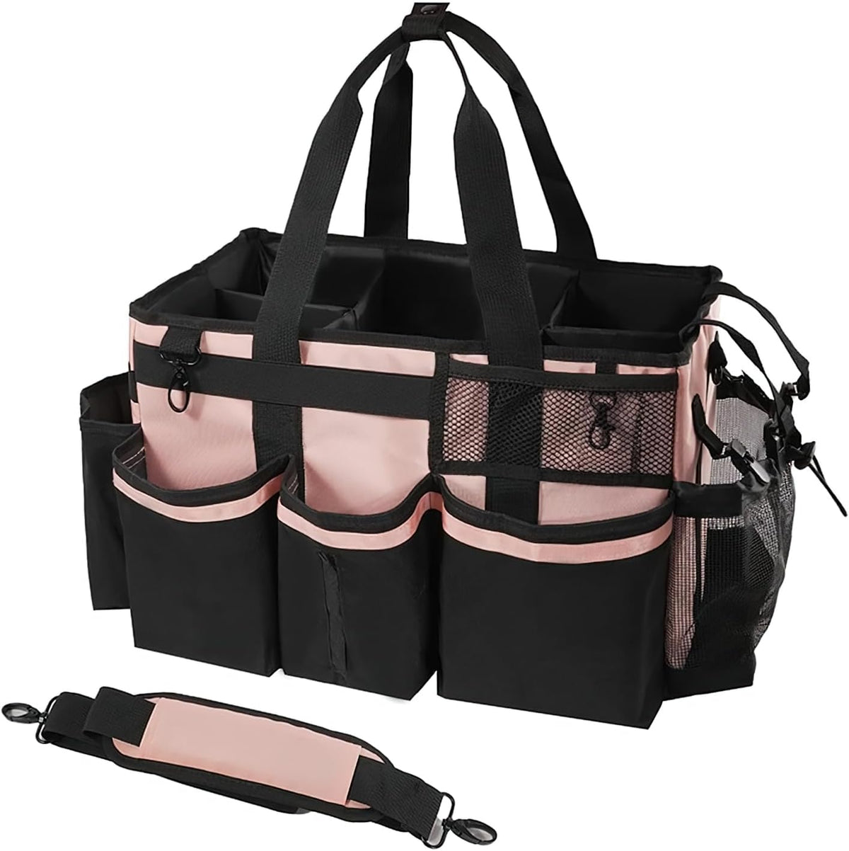 Cleaning tools, handbags, deep cleaning, housekeeping services, cleaning bags, butler's car storage bags (Pink)