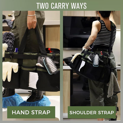 Cleaning tools, handbags, deep cleaning, housekeeping services, cleaning bags, butler's car storage bags (Pink)