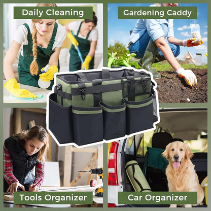Cleaning tools, handbags, deep cleaning, housekeeping services, cleaning bags, butler's car storage bags (Pink)