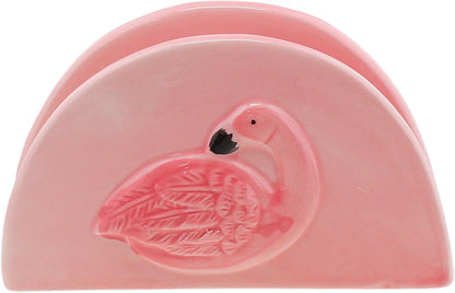 Pink Flamingo Standing Napkin Holder for Table