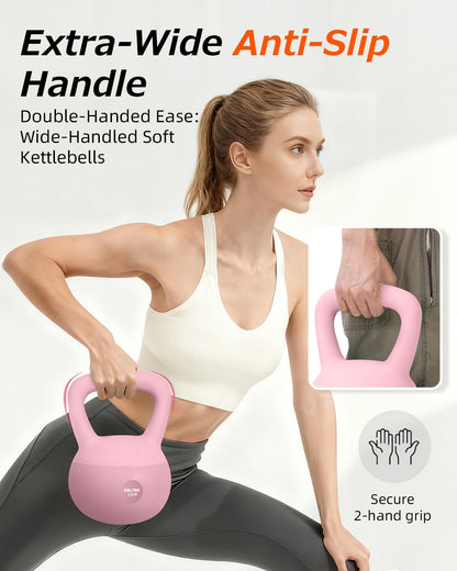 Soft Kettlebell, Safe Strength Training Kettle bell,Cushioned Impact Weight