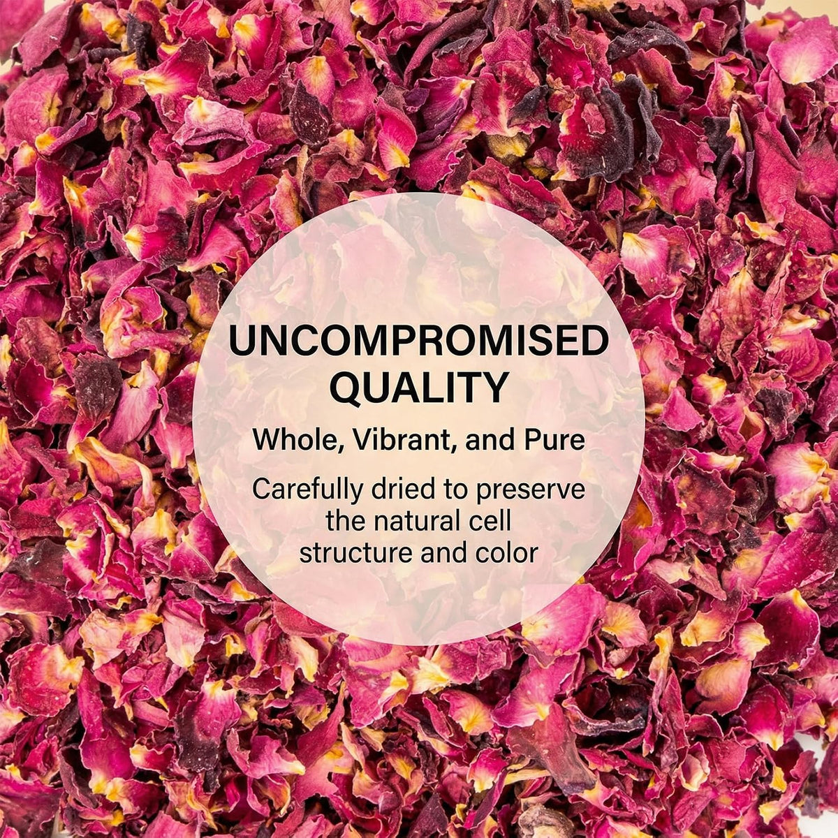 12oz Dried Rose Petals - Red Pink Flower Petals for Soap Candle Crafts