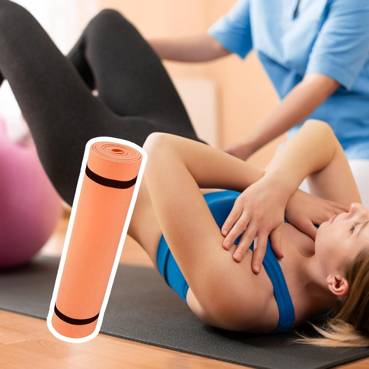 Sports Fitness Mat Exercise Body Building Blanket Nonslip Exercise Pad Gymnastics Mat Fitness Equipment Sports Supplies