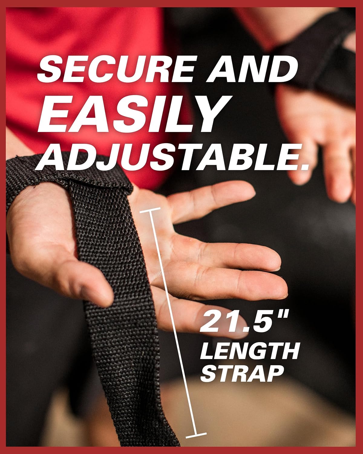 Padded Cotton Lifting Straps with NeoTek Cushioned Wrist, 21.5 Inch Length, 1.5 Inch Width, Pair, Weightlifting Wrist Straps for Deadlifts and Strength Training