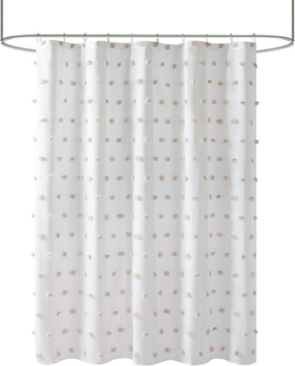 Sophie Shower Curtain for Bathroom, 72 x 72, Blush