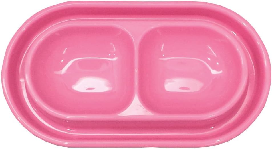 Ant Proof Cat Dish 32 Oz Pet Food Water Bowl for Dogs Cats Pink, M