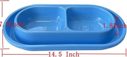 Ant Proof Cat Dish 32 Oz Pet Food Water Bowl for Dogs Cats Pink, M