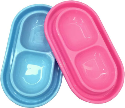Ant Proof Cat Dish 32 Oz Pet Food Water Bowl for Dogs Cats Pink, M
