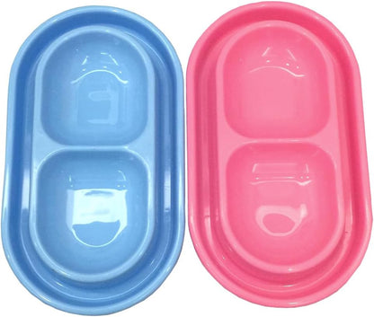 Ant Proof Cat Dish 32 Oz Pet Food Water Bowl for Dogs Cats Pink, M