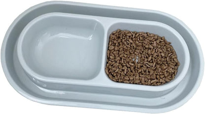 Ant Proof Cat Dish 32 Oz Pet Food Water Bowl for Dogs Cats Pink, M
