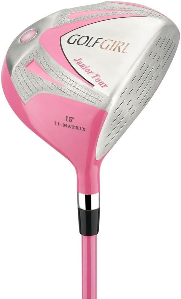 Junior Girls Golf Set V3 with Pink Clubs and Bag, Right Hand