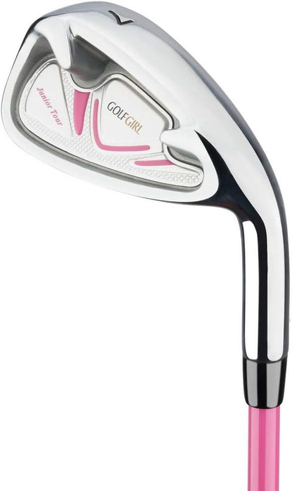 Junior Girls Golf Set V3 with Pink Clubs and Bag, Right Hand