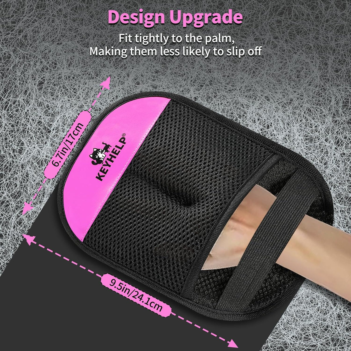 Pet Hair Removal Glove for Dogs & Cats, Newly Upgraded Reusable Electrostatic Pet Hair Glove, Magic Brush Pet Hair Remover Tool for Clothing, Couch, Carpet, Car Seat（Pink）