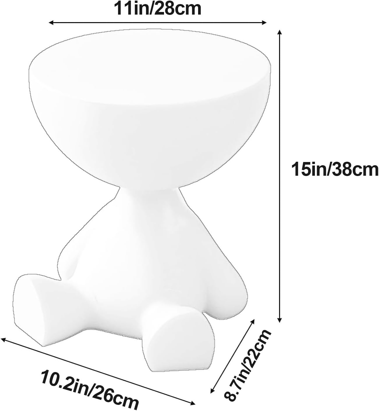 Mini Side Table, Circle Coffee Table, Sofa End Table Nightstand, Small End Table Accent Balcony Office, Modern Bedside Home Decor for Living Room, Bedroom, Small Spaces, Easy Assembly (Mini c-Pink)