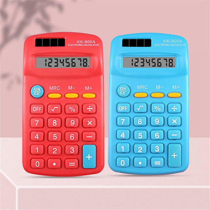 Desktop Calculator,Dual Solar Power and Battery Big Buttons 12 Digits Pink Calculator with Large LCD Display,Basic 4 Function Calculator for School Home Business Students Office