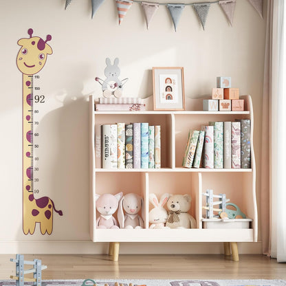 Kids Bookshelf and Toy Storage Orangizer, 3-Tier, Curve