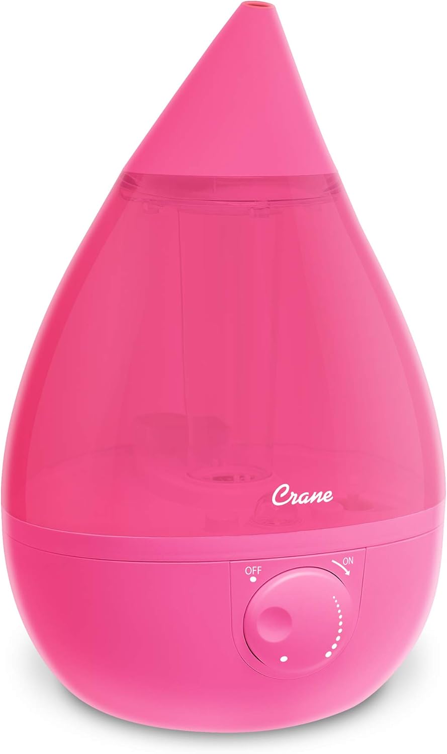 Ultrasonic Humidifiers for Bedroom and Office, 1 Gallon Cool Mist Air Humidifier for Large Room and Home, Humidifier Filters Optional, Pink