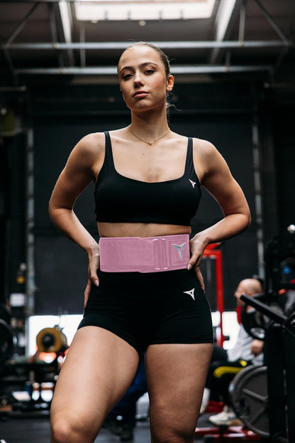 Pink Lifting Belt - Weightlifting Belt for Women - Gym Belt