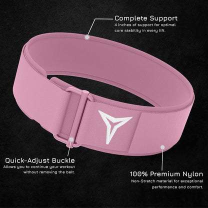 Pink Lifting Belt - Weightlifting Belt for Women - Gym Belt