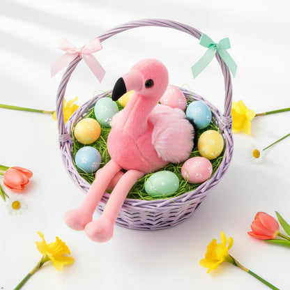 The Petting Zoo Flamingo Stuffed Animal Plushie, Babiez, Kids Gifts, 6 in