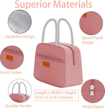 Leakproof Bento Box & Insulated Lunch Bag Set for School and Work