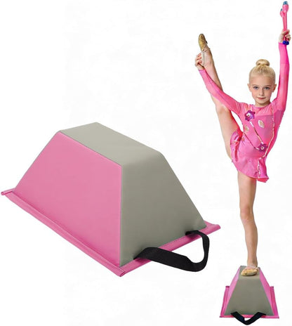 Cheerleading Balance Trainer, Portable Cheer Stunt Stand, PU Non-Slip Cheer Flyer Stand for Children Kids Cheer Dance & Gymnastics Home Practice, Promotion Flexibility Core Strength and Conditioning