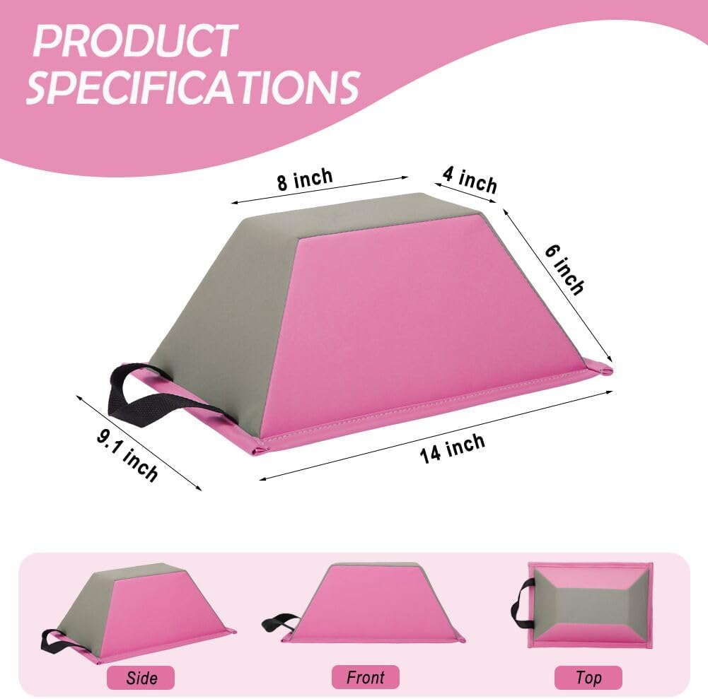 Cheerleading Balance Trainer, Portable Cheer Stunt Stand, PU Non-Slip Cheer Flyer Stand for Children Kids Cheer Dance & Gymnastics Home Practice, Promotion Flexibility Core Strength and Conditioning