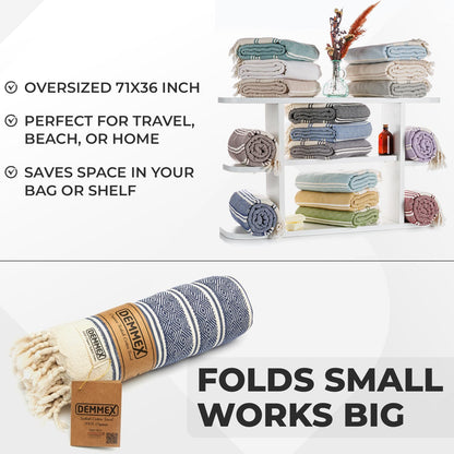 100% Certified Organic Turkish Cotton Bath & Beach Towel, 71x36 in.