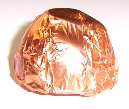 Milk Chocolate Peach Italian Butter Cream Candies with Peach Foils in a 1 Pound Pastel Flower Box