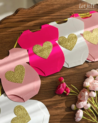 Pink Baby Shower Girls Garland Gender Reveal Banner 9 Flags