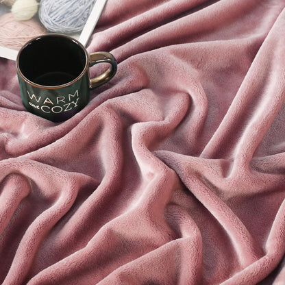 Pink Throw Blanket 50x60 Inches