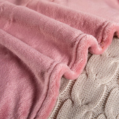 Pink Throw Blanket 50x60 Inches