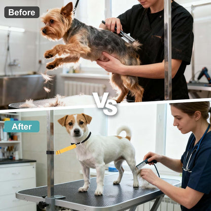 Dog Grooming Loop, Dog Grooming Harness Table Arm Accessories Adjustable Secure and Stable Extender Bathing Restraint Leashes (Magenta, 2 Pcs), for Pet Bathing