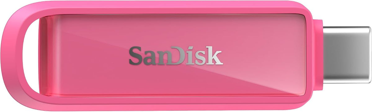 256GB Phone Drive with USB Type-C - for Smartphones, Tablets, and Computers - Up to 150MB/s, USB 3.2 Gen 1 - Seastar Pink - SDIXS0N-256G-GN6NG