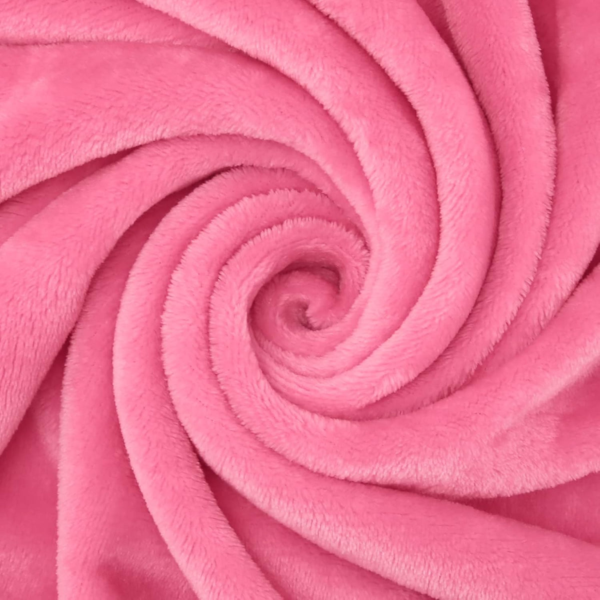 Throw Blanket Flannel Fleece Blankets for Couch, Fuzzy Cozy Lightweight Warm Comfort Super Soft Fluffy Plush Blankets for Bed Sofa 260GSM, Suitable for All Seasons (Pink,50x60inches)