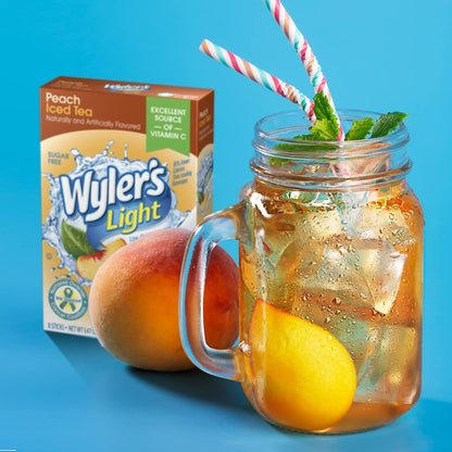 Singles To Go Water Drink Mix, Peach Iced Tea, 96 Packets
