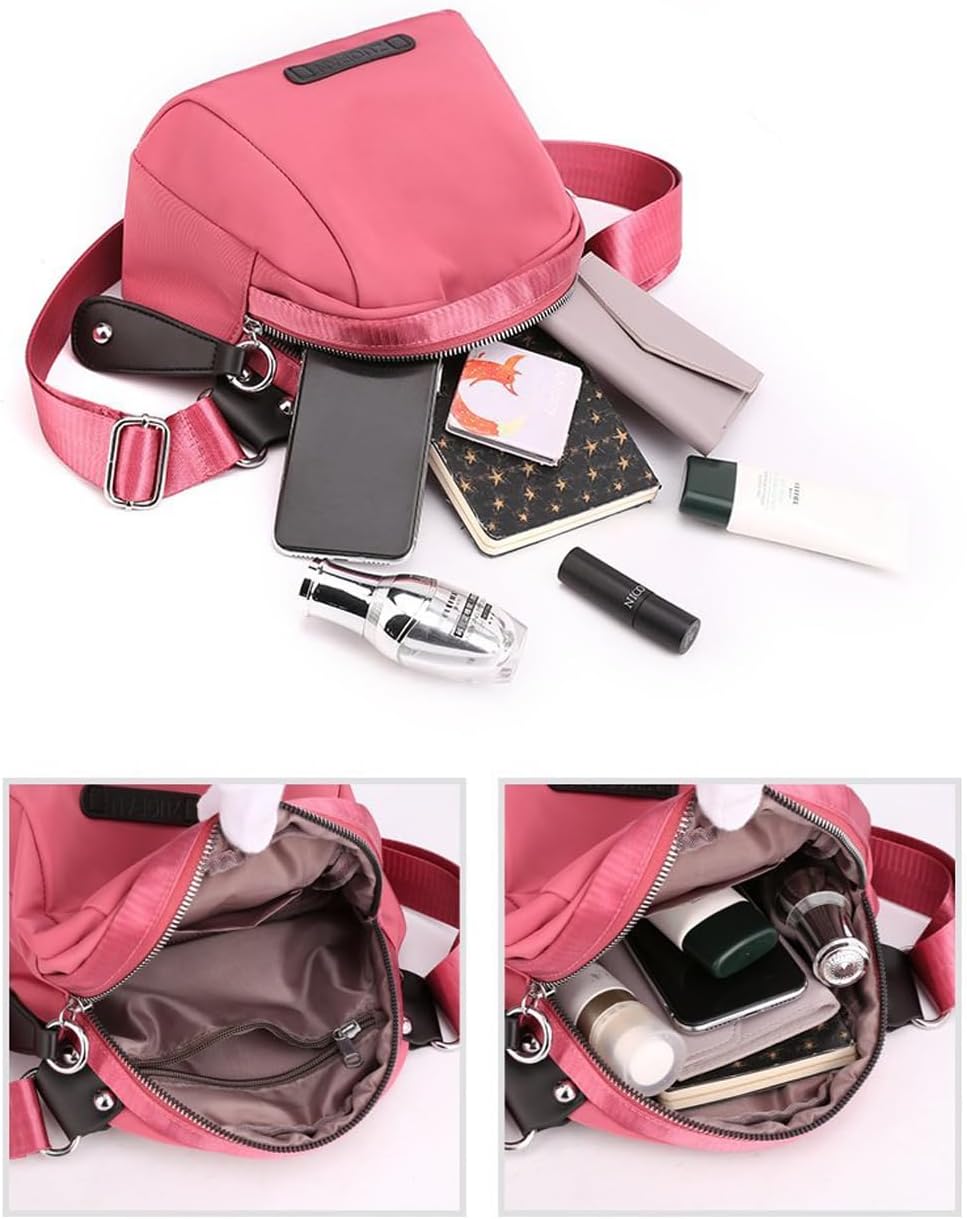Small Crossbody Bag for women Nylon Messenger Bags Side Bag Casual Shoulder Phone Pouch Purse Sling Pack