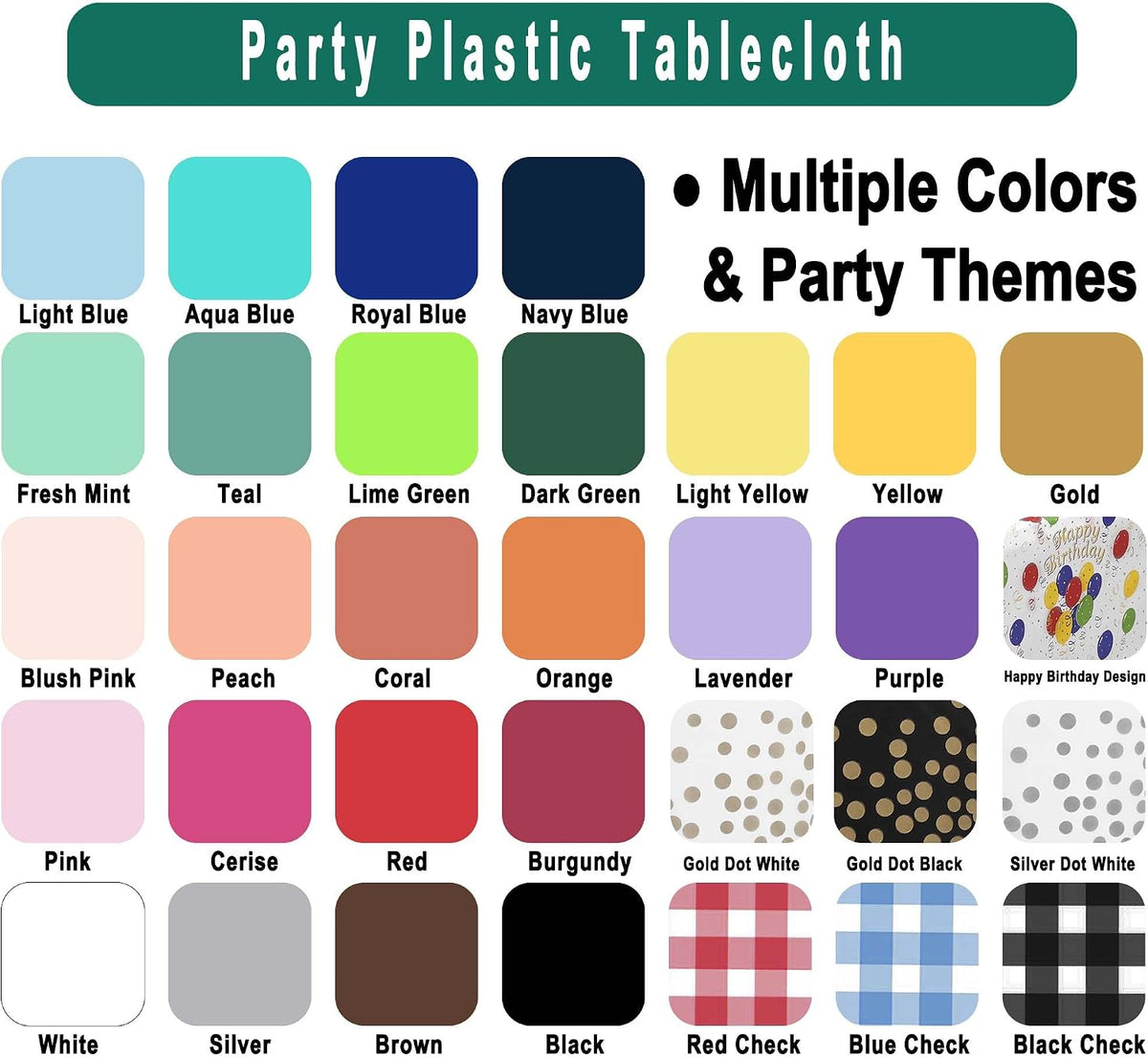 Peach Plastic Tablecloths 2 Pack Rose Gold Disposable Table Covers 54 x 108 Inch Bridal Shower PEVA Table Cloths for Picnic Birthday Wedding Banquet Parties 8 ft Rectangle Table Use