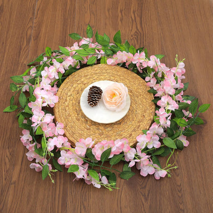 5Pcs Total 36FT Wisteria Artificial Flowers Garland for Decor