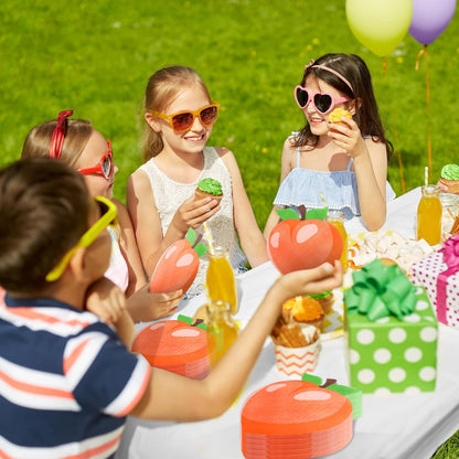 100 Pcs Paper Fruit Napkins Disposable Party 2 Ply Summer, Peach