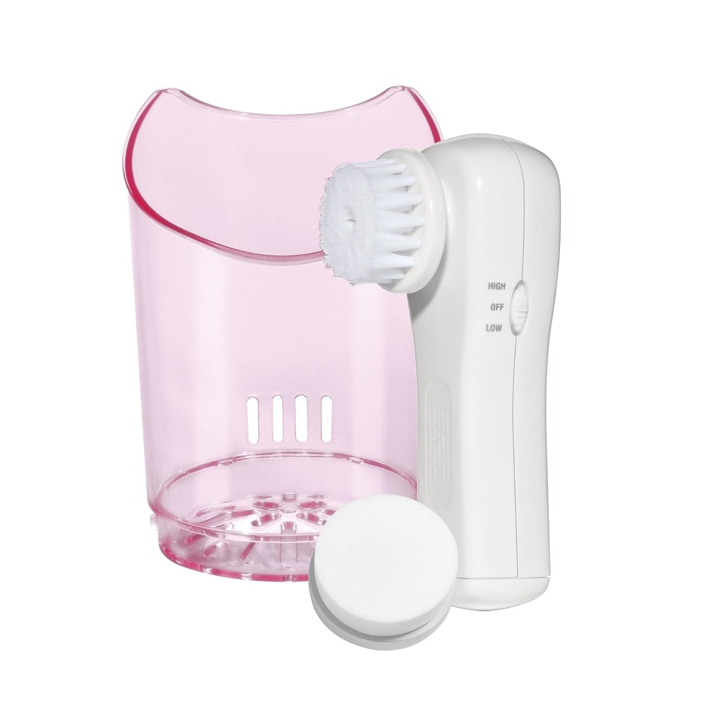 True Glow Moisturizing Mist Facial Sauna System; Pink / Cream