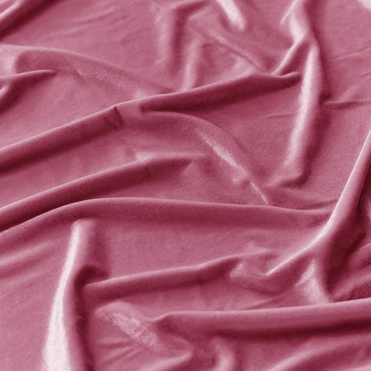 Pink Velvet Tablecloth, 60 x 102 Inch Rectangle Table Cover